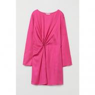 Платье , вискоза, размер 42, розовый H&M
