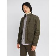 куртка  демисезонная, размер XXXL, коричневый, зеленый ZOLLA