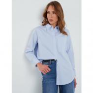 Рубашка  , размер XL, голубой, белый Vittoria Vicci