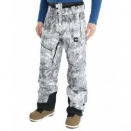 брюки , карманы, мембрана, утепленные, водонепроницаемые, размер XL, белый, серый Picture Organic