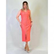Платье , размер 40, оранжевый, коралловый Phardi
