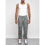 брюки, карманы, мембрана, регулировка объема талии, размер 54, серый Нет бренда