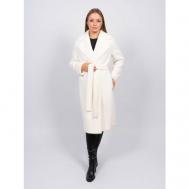 Пальто  демисезонное, размер 48, белый 365 clothes