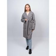 Пальто  демисезонное, размер 48, серый 365 clothes