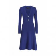 Платье , миди, размер XS, голубой Armani Exchange