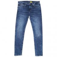 Джинсы , прямой силуэт, средняя посадка, стрейч, размер 36/34, синий Pepe Jeans