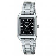 Наручные часы  Collection Women LTP-V007D-1E, черный, серебряный Casio