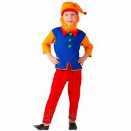 Карнавальный костюм детский Гномик Петя для мальчика новогодний Elite CLASSIC