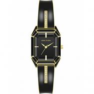 Наручные часы  Наручные часы  4042GPBK, черный, золотой Anne Klein