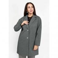 Пальто  демисезонное, размер 50, серый