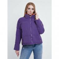 куртка-рубашка  , размер 44, фиолетовый Riches