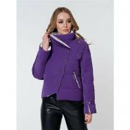 куртка-рубашка  , размер 42, фиолетовый Riches