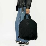 Рюкзак , текстиль, вмещает А4, внутренний карман, регулируемый ремень, черный Bobo