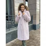 Пальто , размер 48, розовый STYLE-WAY