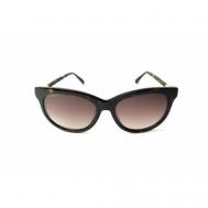 Солнцезащитные очки , кошачий глаз, с защитой от УФ, градиентные, для женщин, коричневый SWAROVSKI