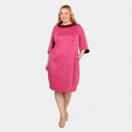Платье , повседневное, размер 50, розовый, бордовый Gala Grosso