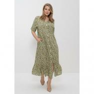 Платье , размер 56, зеленый CLEO