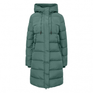 куртка  , демисезон/зима, капюшон, карманы, размер XXL, зеленый Q/S by s.Oliver