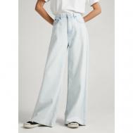 Джинсы широкие  , размер 25/32, белый Pepe Jeans