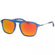 Солнцезащитные очки , оправа: пластик, зеркальные, для мужчин, синий New Balance