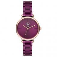 Наручные часы  SB.5.1175.3, фиолетовый Santa Barbara Polo & Racquet Club