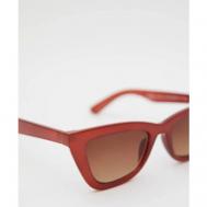 Солнцезащитные очки , кошачий глаз, градиентные, для женщин, коричневый TFHG