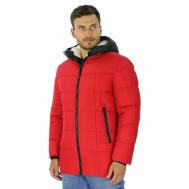 куртка  зимняя, размер 46, красный A PASSION PLAY