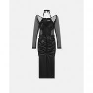Платье , размер 38, черный Versace Jeans Couture