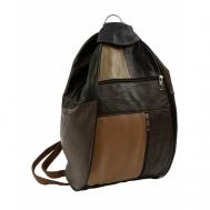 Рюкзак , натуральная кожа, вмещает А4, внутренний карман, мультиколор Unvers leather Istanbul