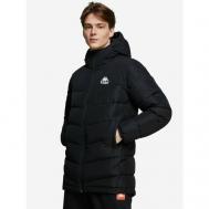 куртка  зимняя, силуэт прямой, размер 52, черный Kappa