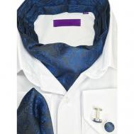 Шейный платок , для мужчин, синий OKman