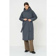 куртка  , демисезон/зима, оверсайз, утепленная, размер 52, серый Baon