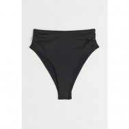 Плавки  Brazilian Bikini Bottoms, размер 40, черный H&M