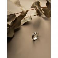 Кольцо  серебро, 925 проба, чернение, размер 18, серебряный Вознесенский ювелирный завод