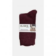Носки , размер 37-41, мультиколор, бордовый ELISE'S Secret