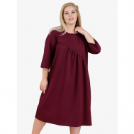 Платье , размер 58, бордовый НиРо