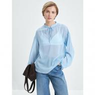 Блуза  , размер XL (RU 50)/170, голубой ZARINA