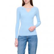 Пуловер , размер 44(L), голубой Liu Jo