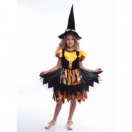 Карнавальный костюм "Ведьмочка" для девочек Evdakoff