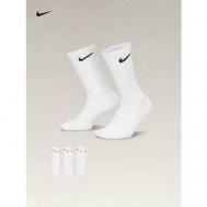 Носки  унисекс , 3 пары, размер EUR 42-46, белый Nike