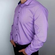 Рубашка , размер M, фиолетовый Fashion Leader