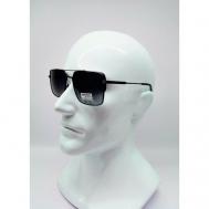 Солнцезащитные очки , серый, черный Matrix