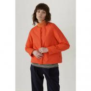 куртка  , демисезон/зима, силуэт прямой, ветрозащитная, влагоотводящая, мембранная, карманы, размер 44, оранжевый Уста к устам