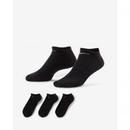 Носки , 3 пары, размер М, черный Nike