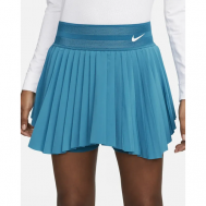 Теннисная юбка-шорты   Court Dri-Fit Advantage, карманы, пояс на резинке, на резинке, размер 42, мультиколор Nike