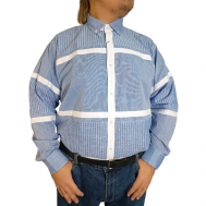Рубашка , размер 6XL, голубой BARCOTTI