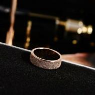 Кольцо , нержавеющая сталь, размер 18, золотой Innuendo