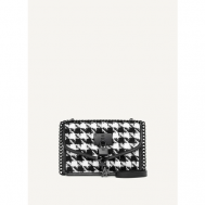 Сумка  кросс-боди  повседневная, внутренний карман, регулируемый ремень, черный DKNY