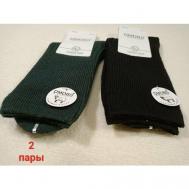 Женские носки  высокие, быстросохнущие, нескользящие, ослабленная резинка, износостойкие, на Новый год, размер 36/41, черный, зеленый DMDBS