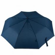 Зонт , полуавтомат, 3 сложения, для мужчин, синий Jonas Hanway